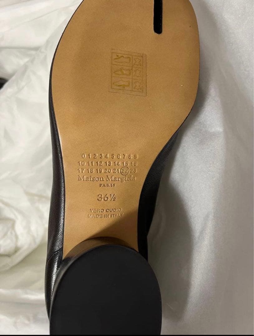 Maison Margiela Tabiタビブーツヴィンテージ レザー 36.5