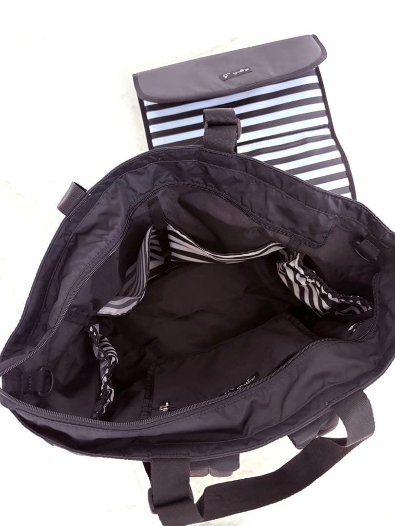 agnès b. ペアレンツバッグ/マザーズバッグ おむつ替えシート付き