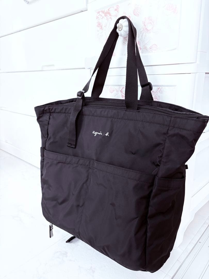 agnès b. ペアレンツバッグ/マザーズバッグ おむつ替えシート付き