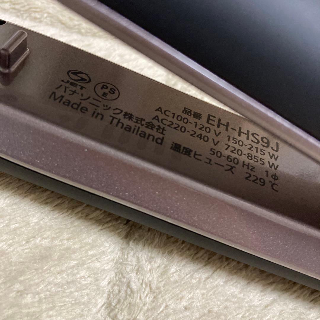 Panasonic ナノケア ストレートヘアアイロン ブラック