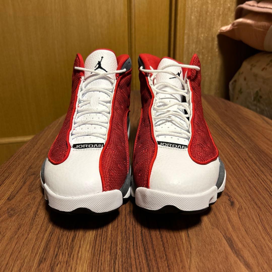Jordan 13 スニーカー レッド/ホワイト/グレー