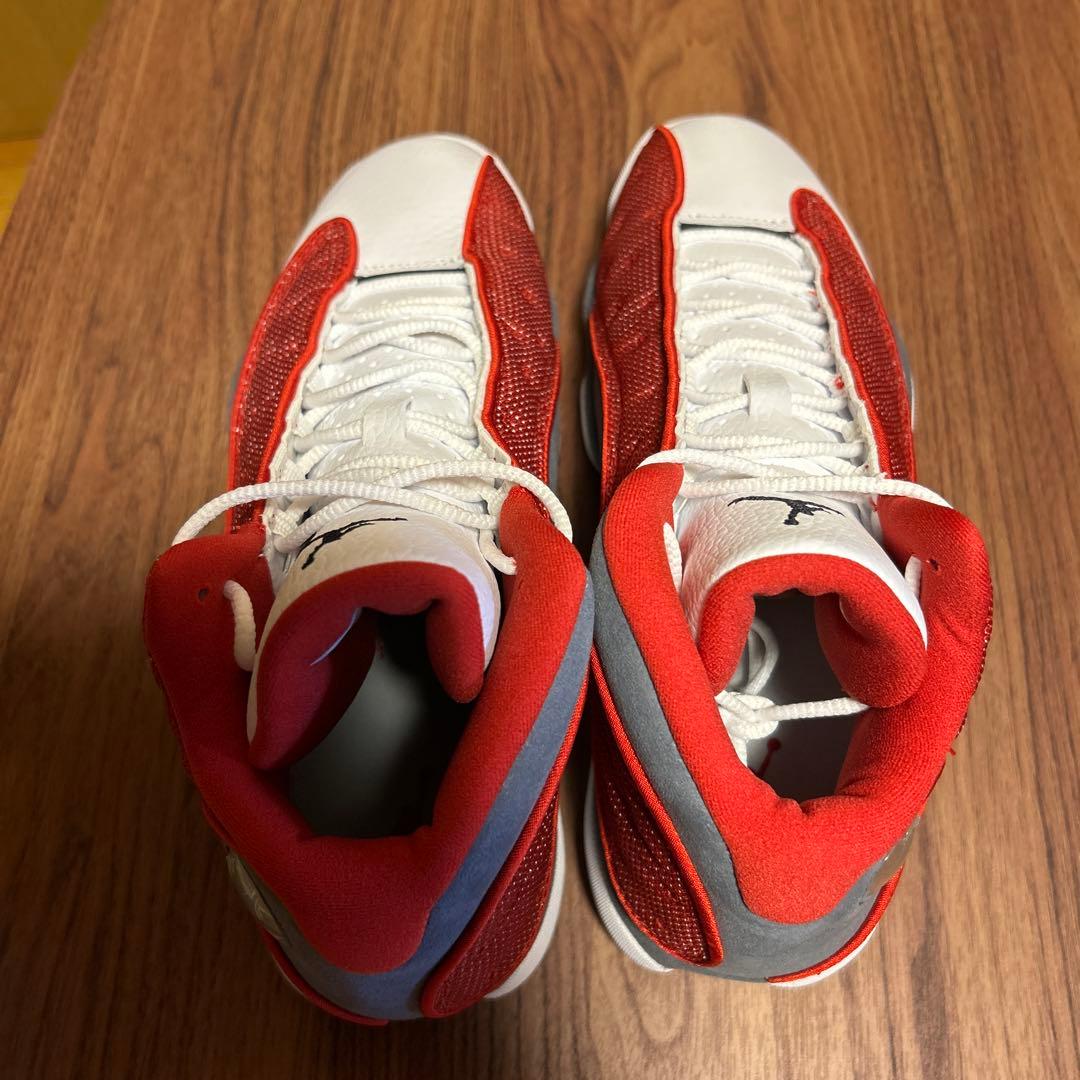 Jordan 13 スニーカー レッド/ホワイト/グレー