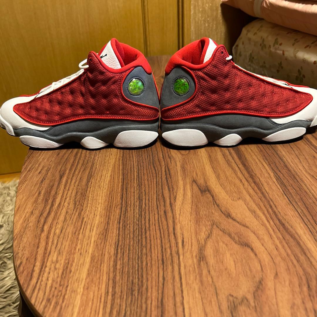 Jordan 13 スニーカー レッド/ホワイト/グレー