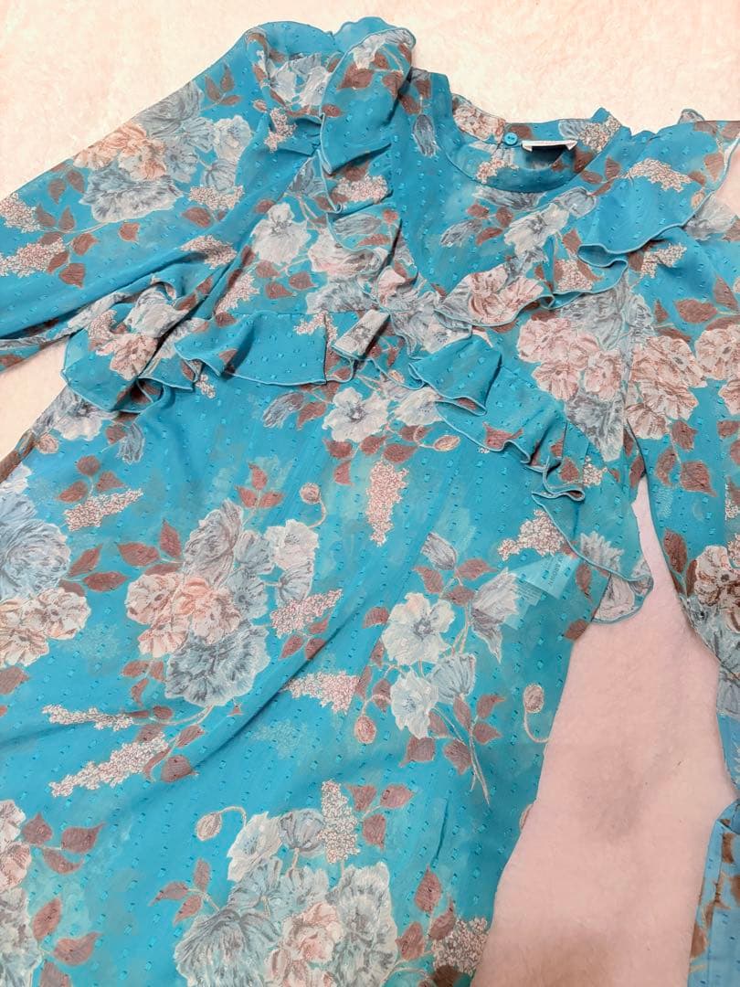 Lily Brown × KEITAMARUYAMA ロマンティック柄ワンピース