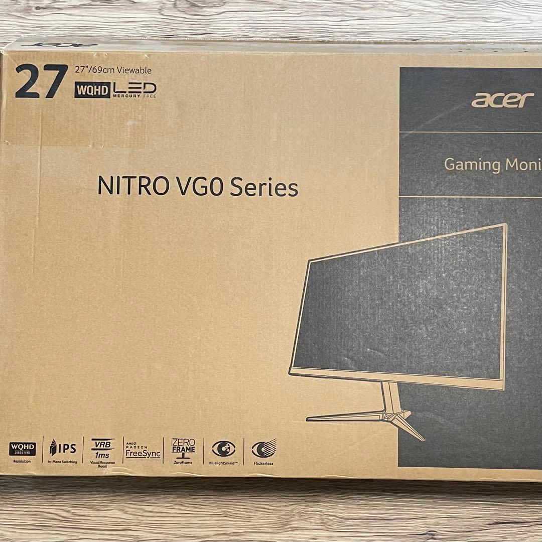 Acer WQHD 27インチ 2560×1440 【美品】【おまけ付】
