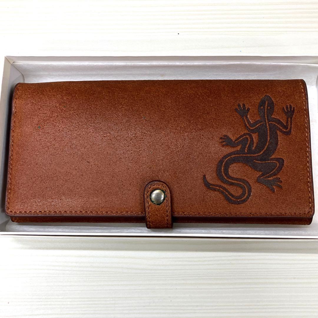 新品未使用 レア アニエスべー agnès b. VOYAGE トカゲ長財布