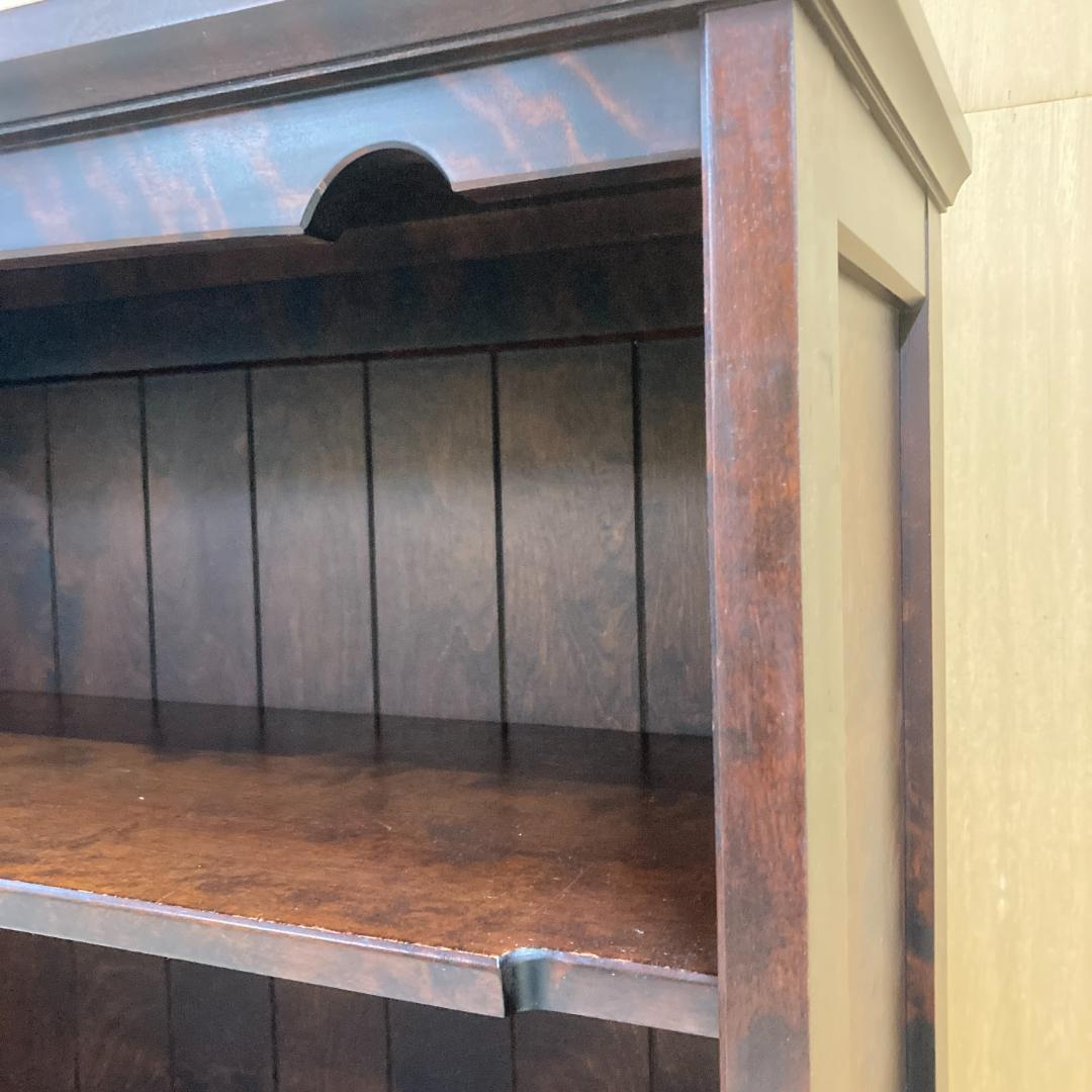 北海道民芸家具　本棚　書棚　ブックシェルフ　樺材　天然木