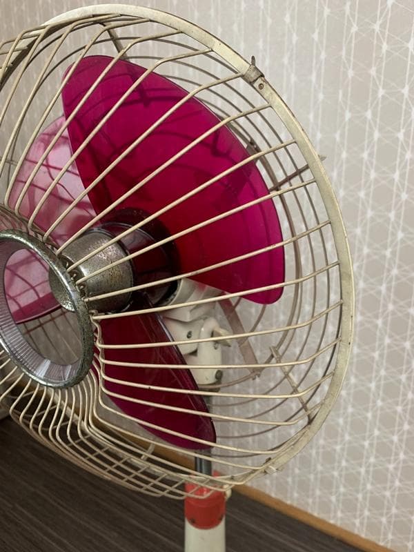 BROTHER ブラザー F30-223 扇風機 ピンク赤レッド 昭和レトロ