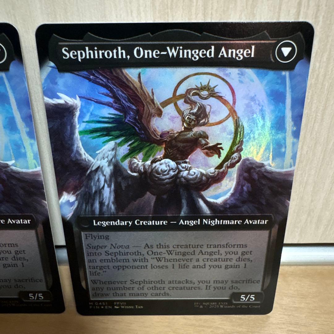 MTG FIN 威名のソルジャー、セフィロス 拡張foil 2枚 bundle