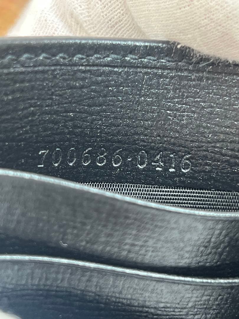 ✨極美品✨GUCCIグッチ　マネークリップ付きカードケース　札入れ　箱＆保存袋