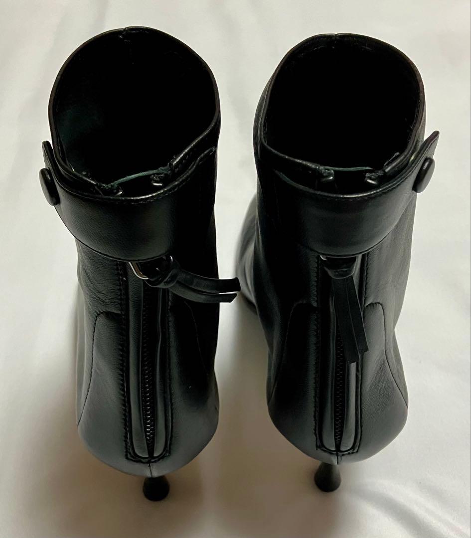 新品未使用　FRANCESCO RUSSOレザーショートブーツ　25.5cm