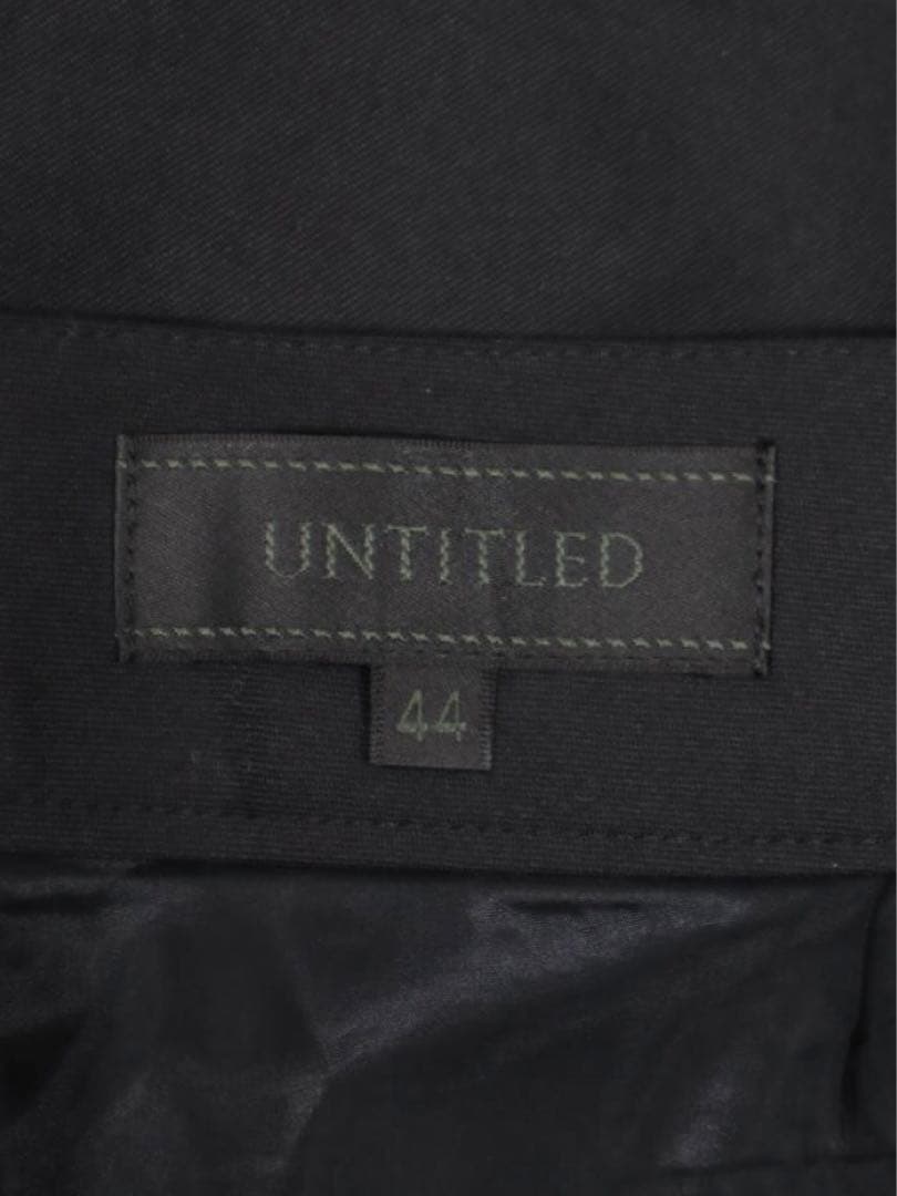 入園入学セレモニー UNTITLED ブラックパンツスーツ 大きい サイズ44