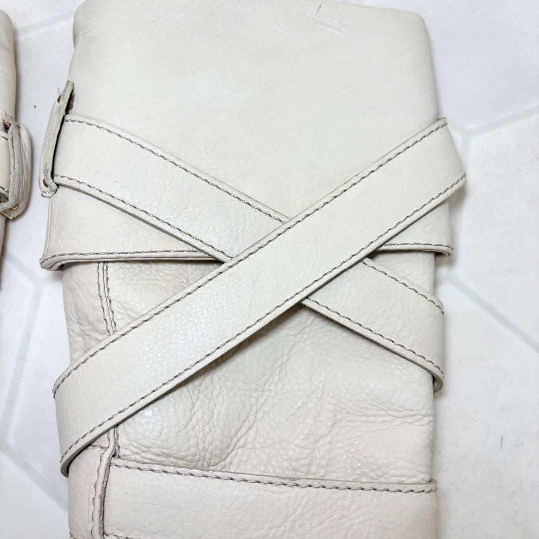 希少◆名作デザイン【Chloe】パディントンライン ロングブーツ 白 23.5