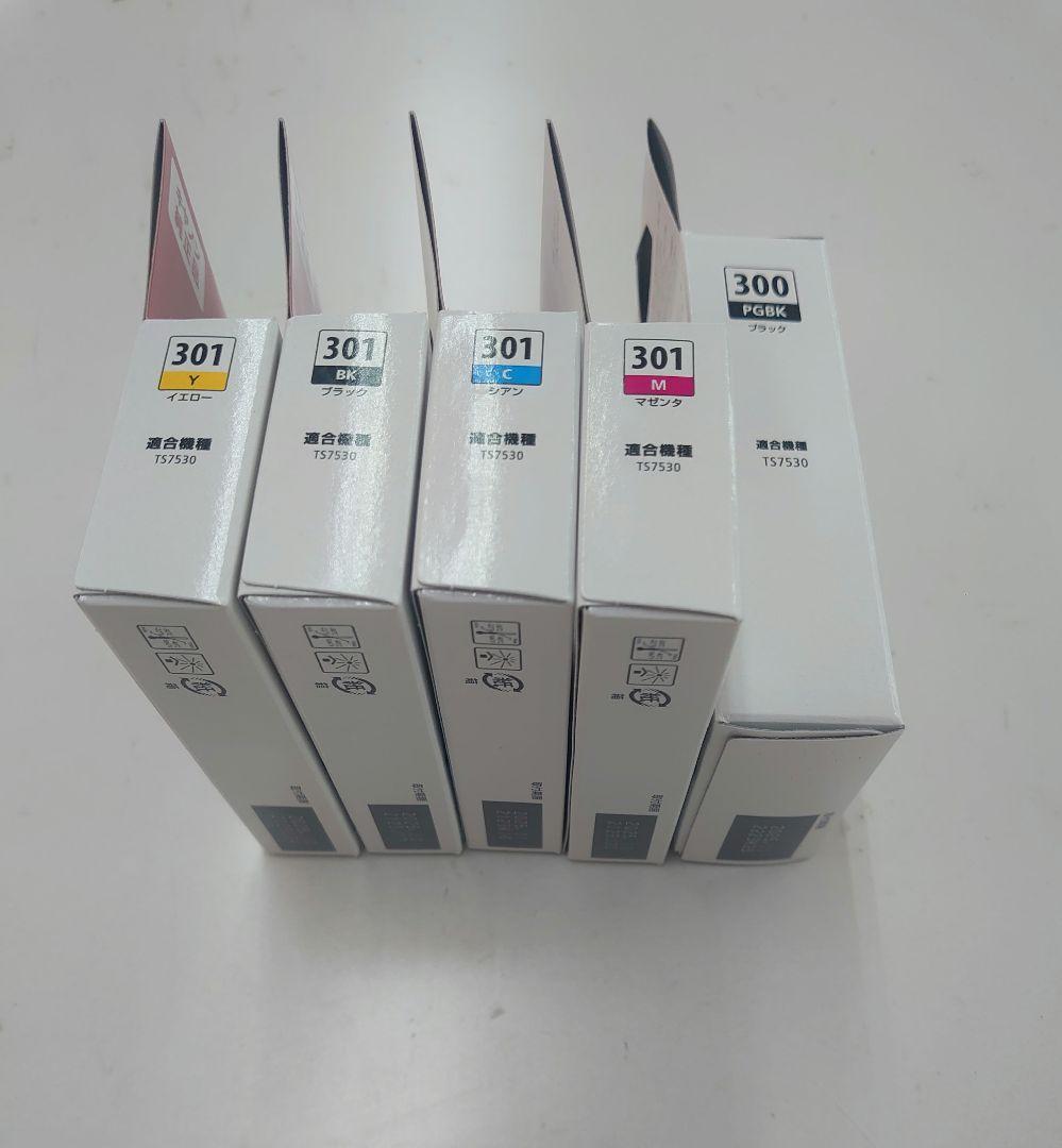 新品未開封 キャノン 純正インク BCI-300+301/5MPプラス単品5色