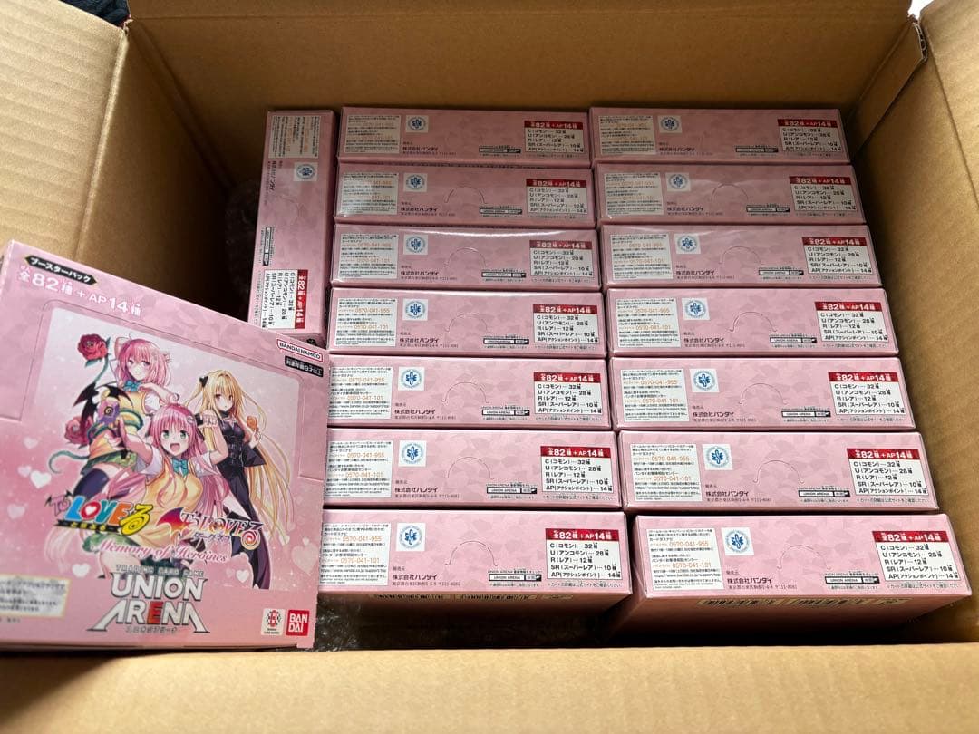 ユニオンアリーナ ToLOVEる 16BOX 完全新品未開封 テープ付き