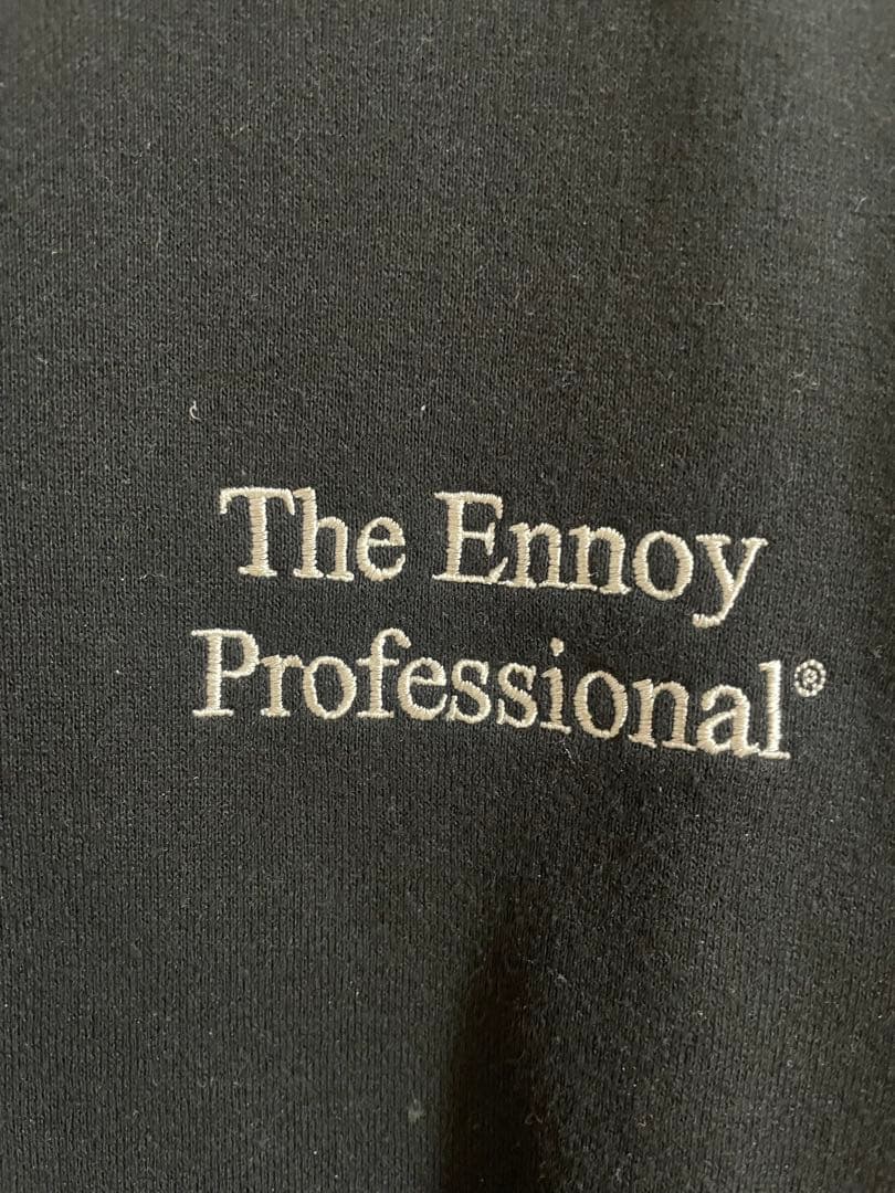 美品　Ennoy エンノイ スウェット クルーネック M ブラック