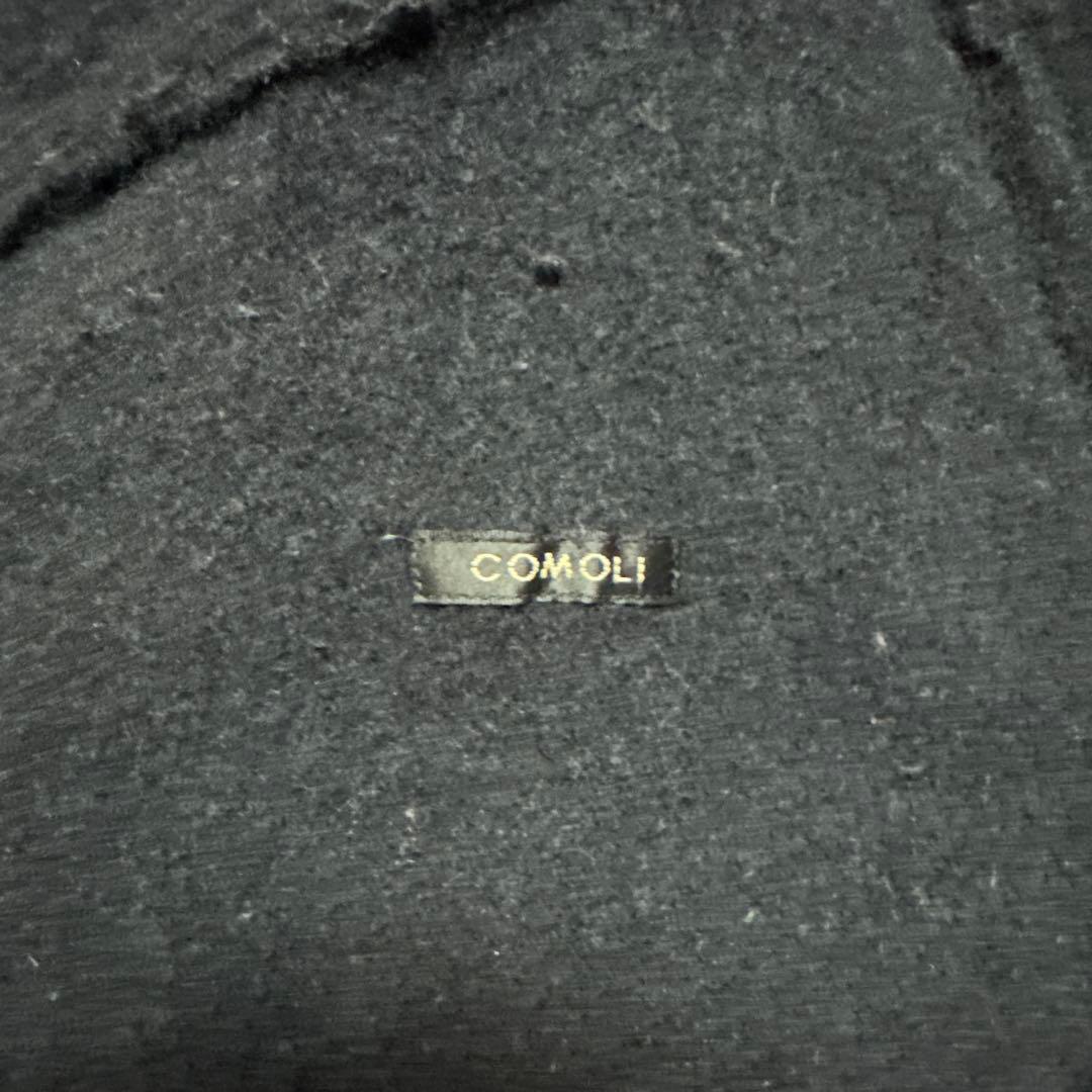 ジャケット・アウター COMOLI SHRINKED WOOL ZIP SHORT JACKET