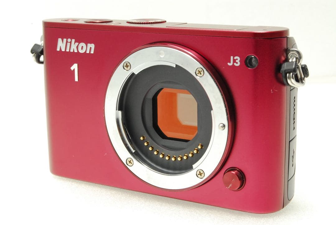 Nikon 1 J3 ❤️スマホ転送 ミラーレス 一眼レフ カメラ ニコン レッド