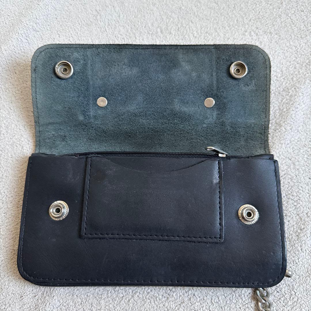 Harley-Davidson ブラック長財布 チェーン付き