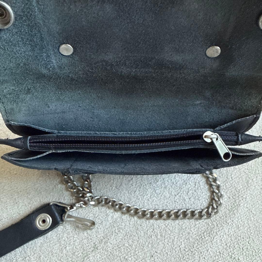 Harley-Davidson ブラック長財布 チェーン付き