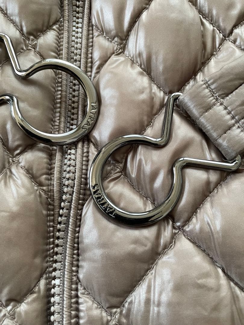 TATRAS タトラス ダウン　Ｗジッパー　ラクーン M　ファー取外し可