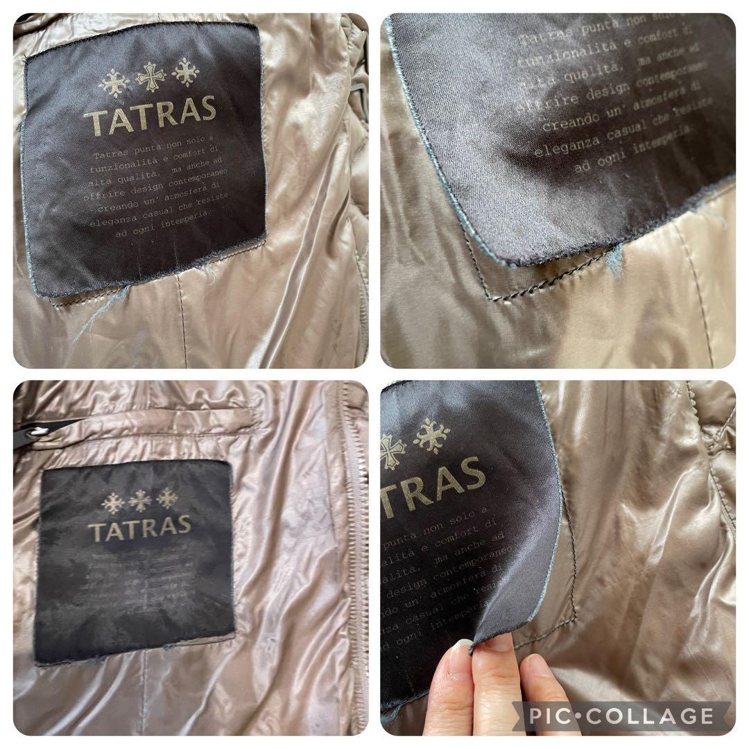 TATRAS タトラス ダウン　Ｗジッパー　ラクーン M　ファー取外し可