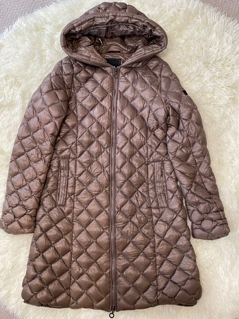 TATRAS タトラス ダウン　Ｗジッパー　ラクーン M　ファー取外し可