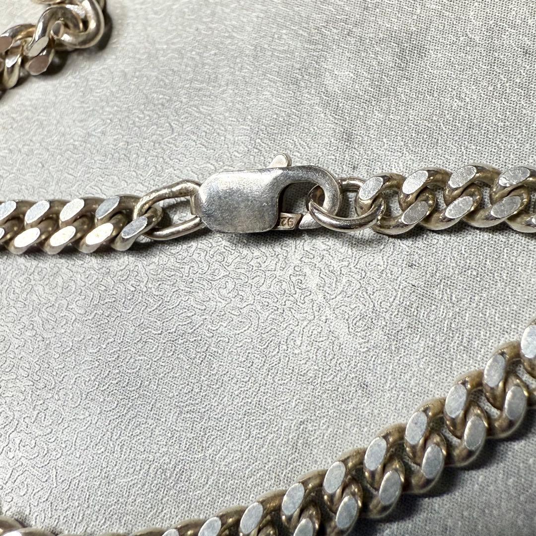 VINTAGE silver925 喜平チェーンネックレス 43cm 幅4mm