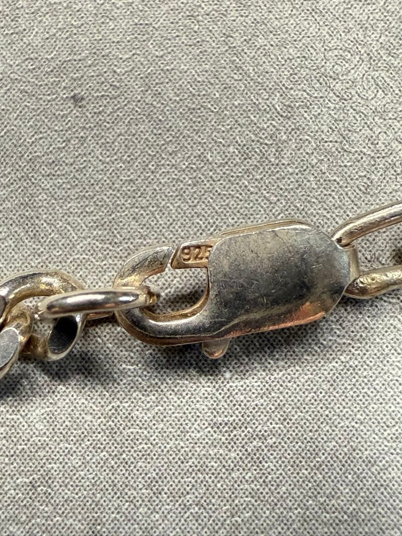 VINTAGE silver925 喜平チェーンネックレス 43cm 幅4mm