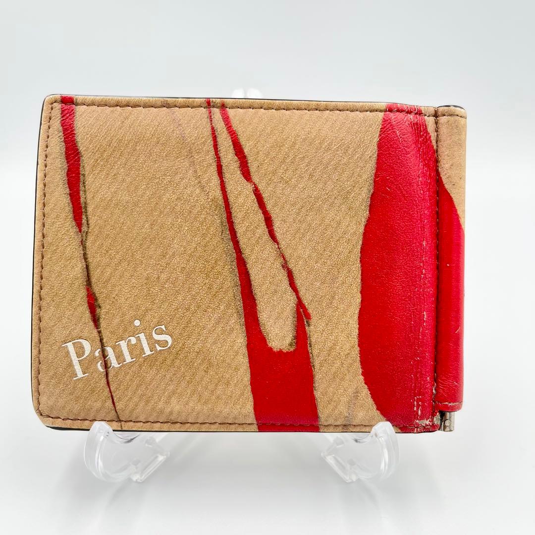 Christian Louboutin　ルブタン　マネークリップ　ロゴ　レザー
