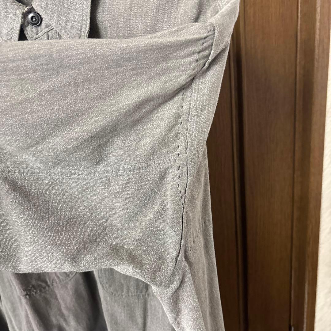 40s FIVE BROTHER”ブラックシャンブレー”黒シャン マチ付 シャツ