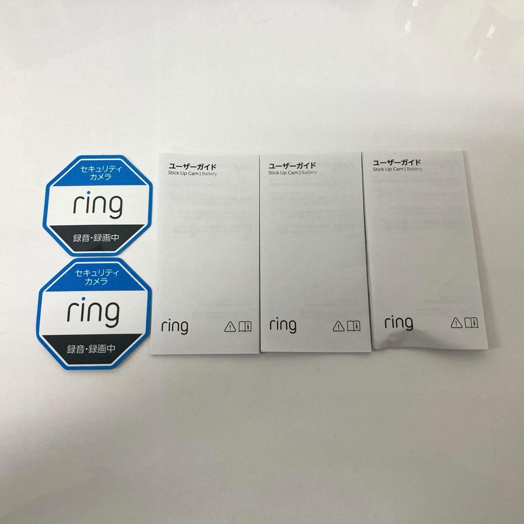 X388-21 Ring Stick Up Cam セキュリティカメラ 3個