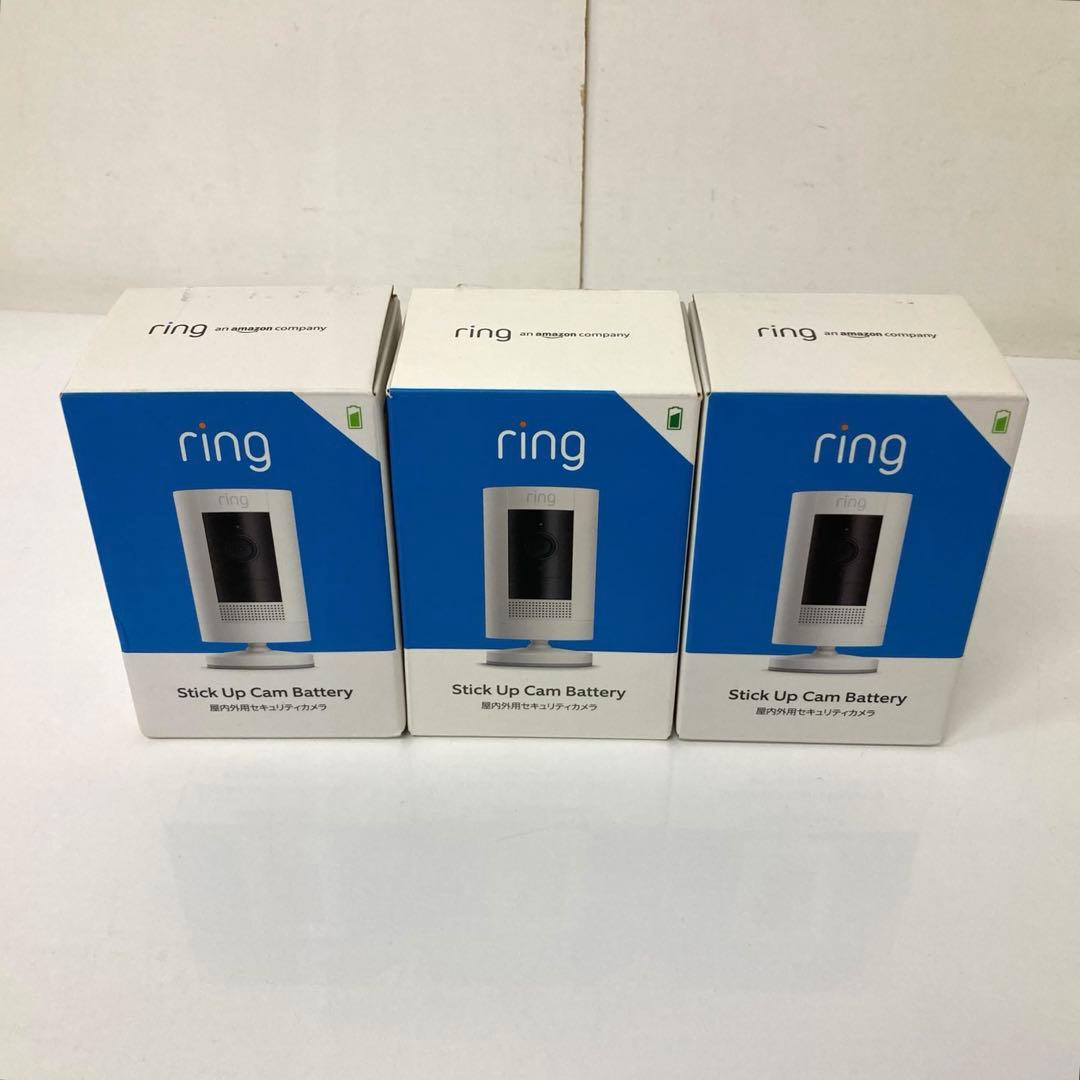 X388-21 Ring Stick Up Cam セキュリティカメラ 3個