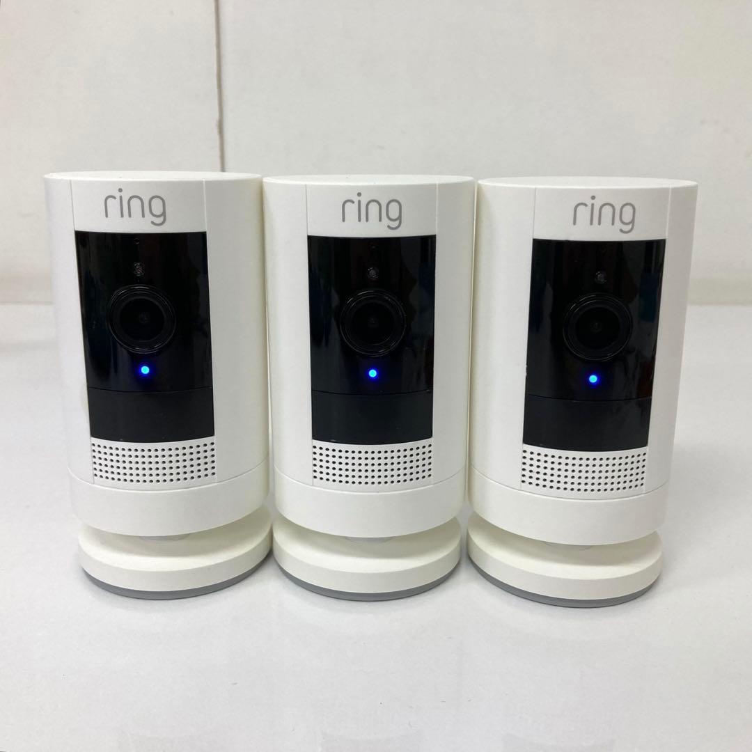 X388-21 Ring Stick Up Cam セキュリティカメラ 3個