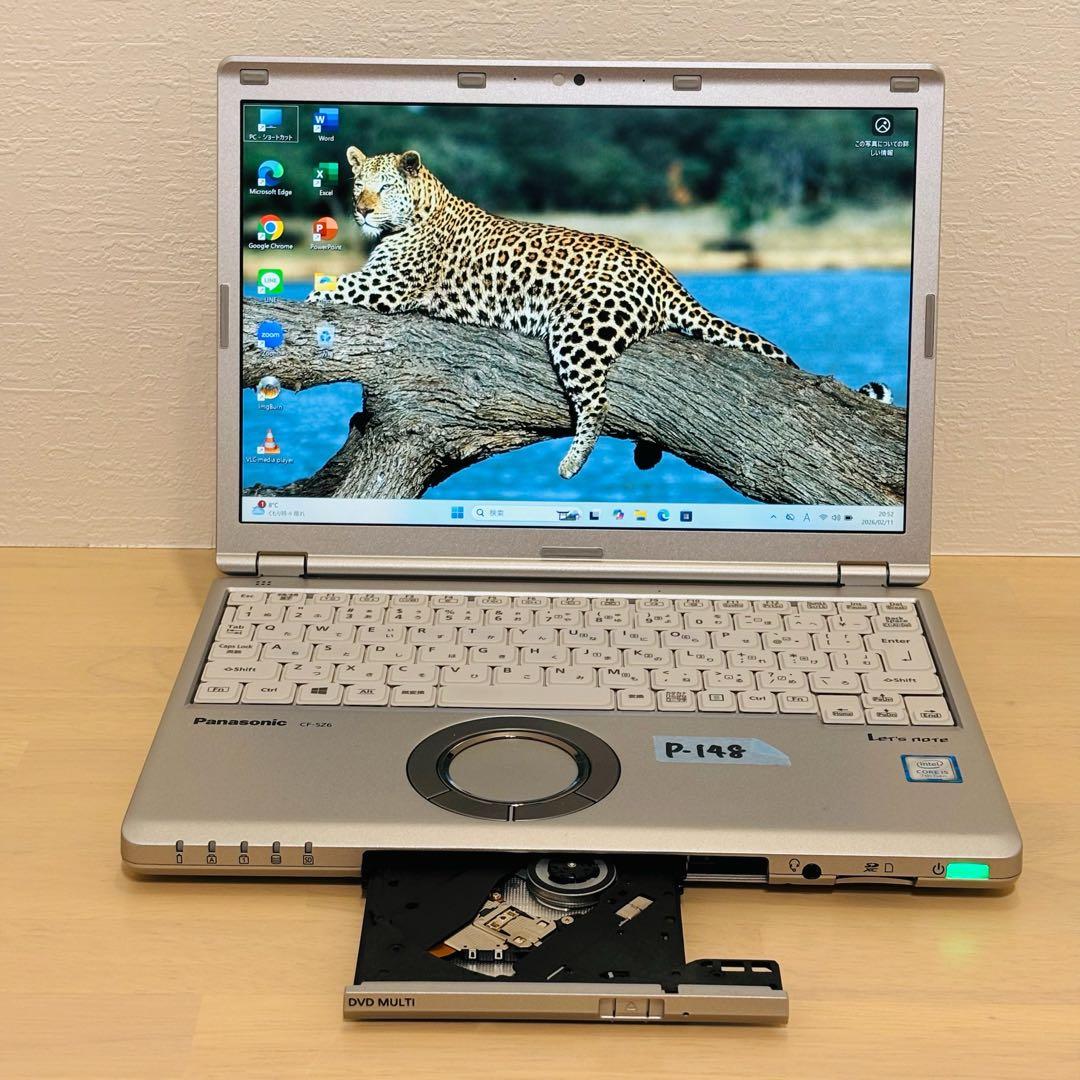 レッツノート ノートPC Windows11 DVD オフィス付き P-148