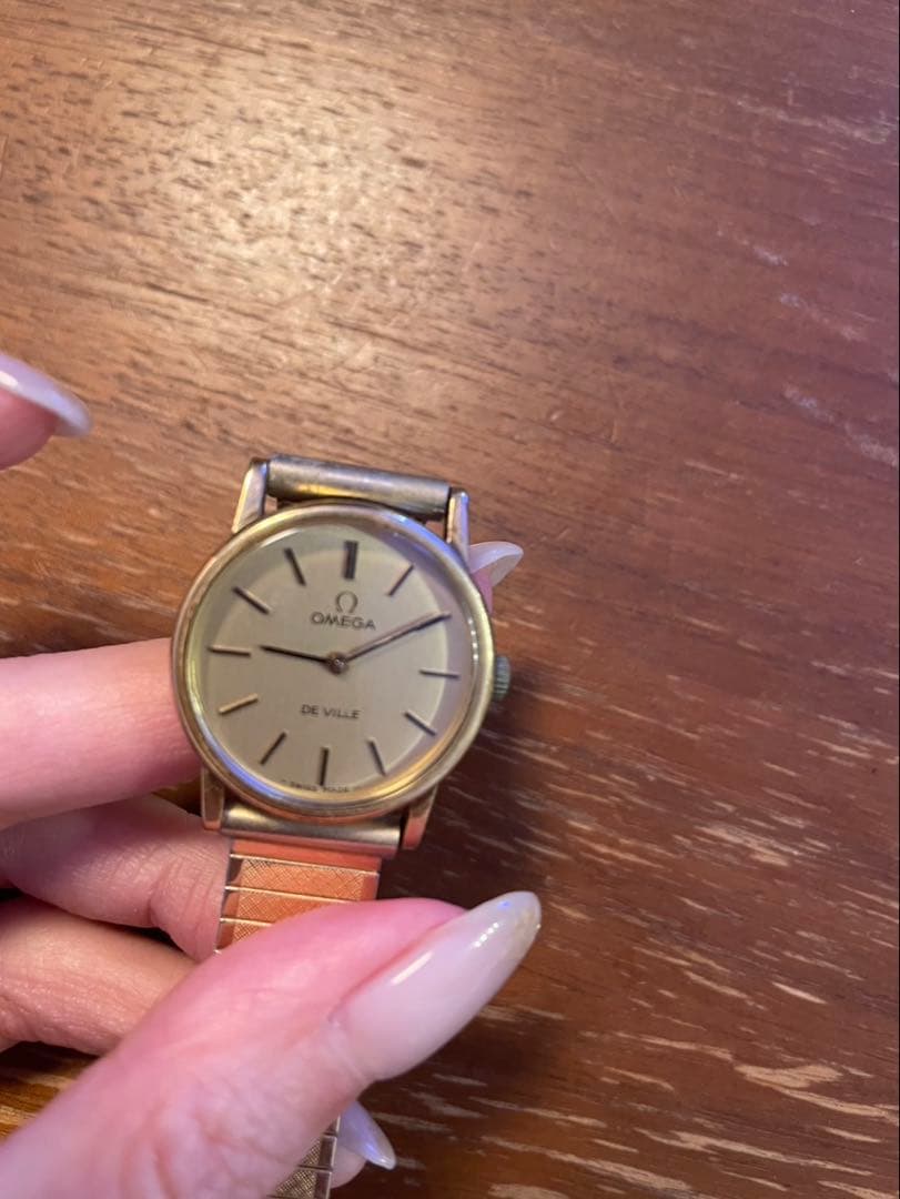 【動作確認済】オメガ　レディース　手巻き時計