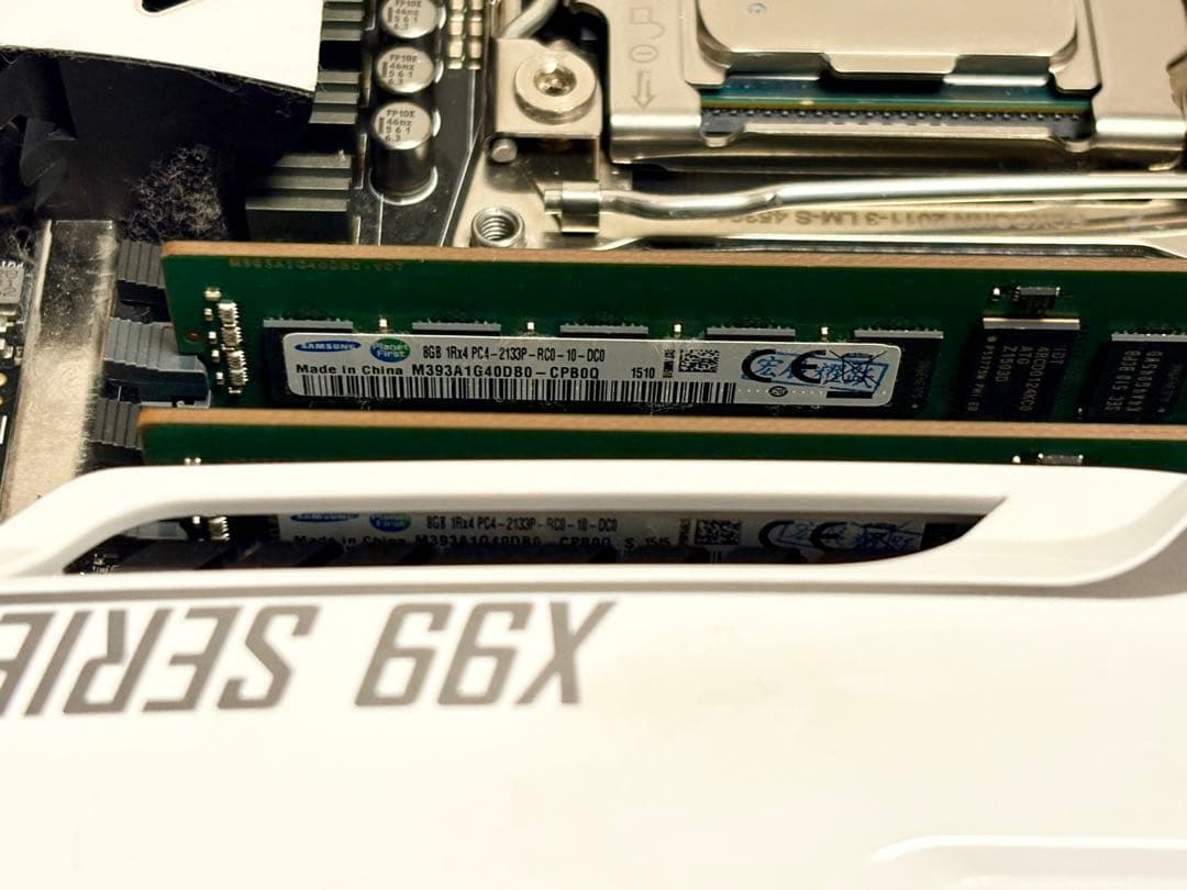 ASUS X99-DELUXE + CPU + ECCメモリ