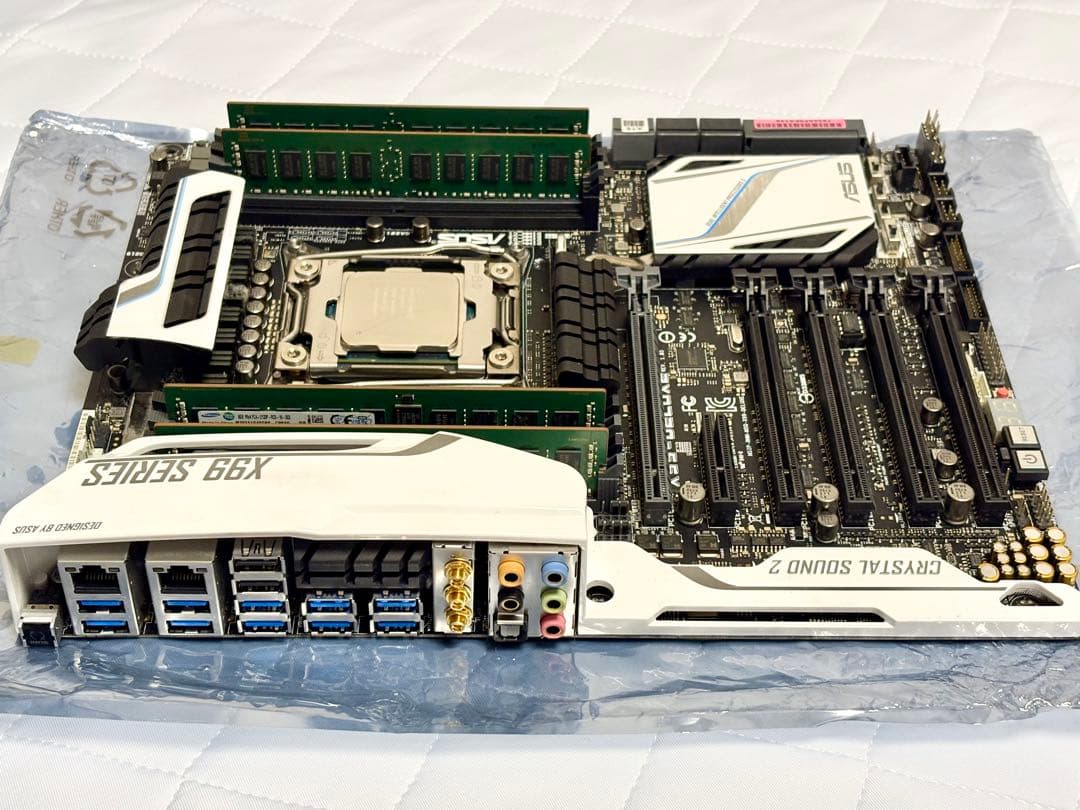 ASUS X99-DELUXE + CPU + ECCメモリ