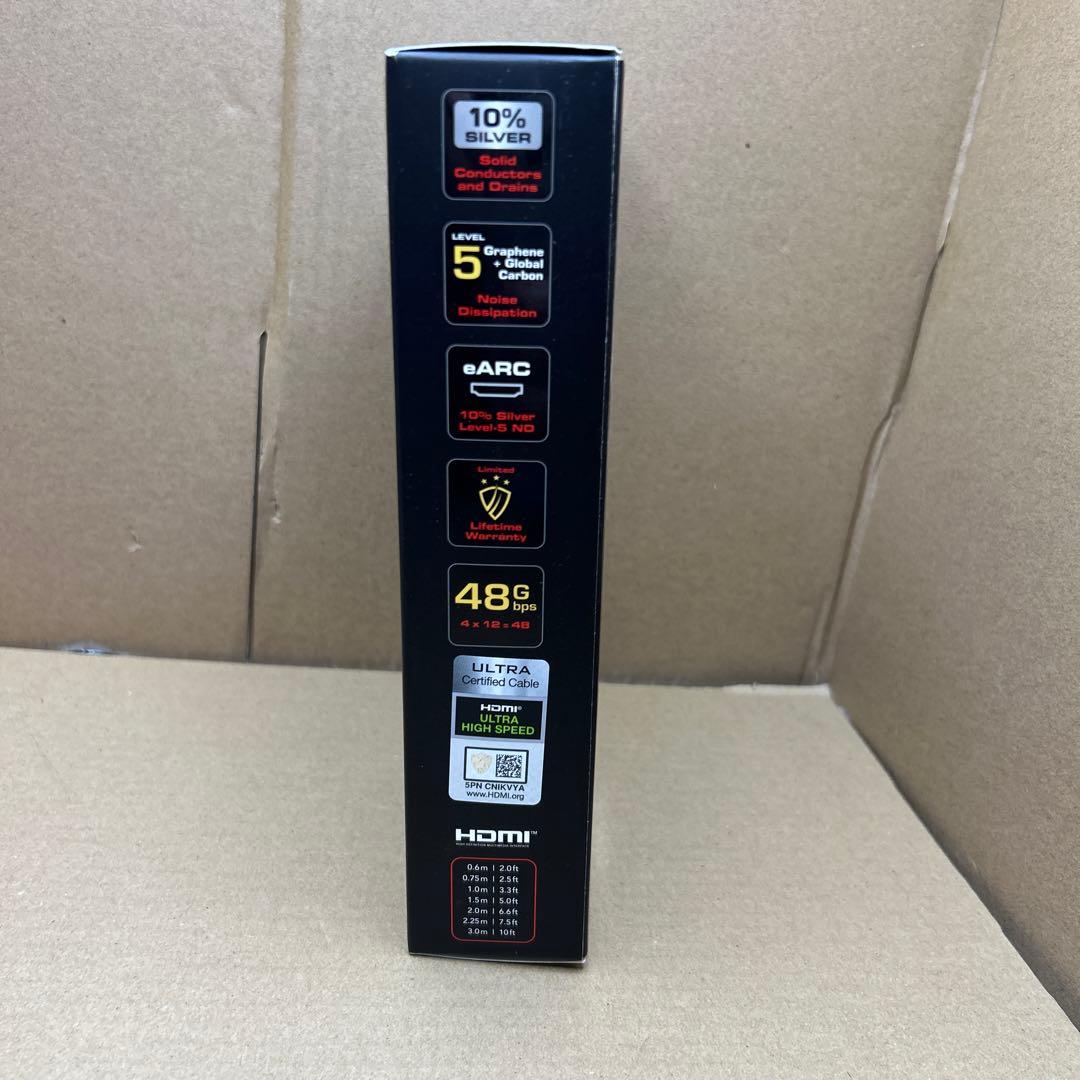 AudioQuest HDMIケーブル ブラック THU48G/1M