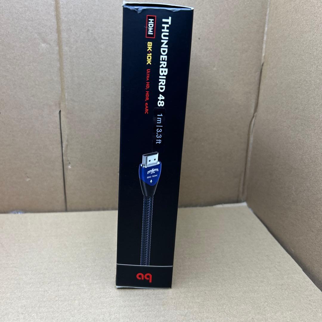 AudioQuest HDMIケーブル ブラック THU48G/1M