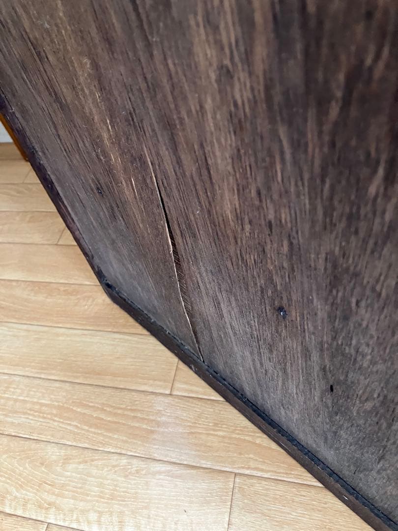 【Hamtaurosさま専用です】　アンティーク　木製ガラス扉キャビネット