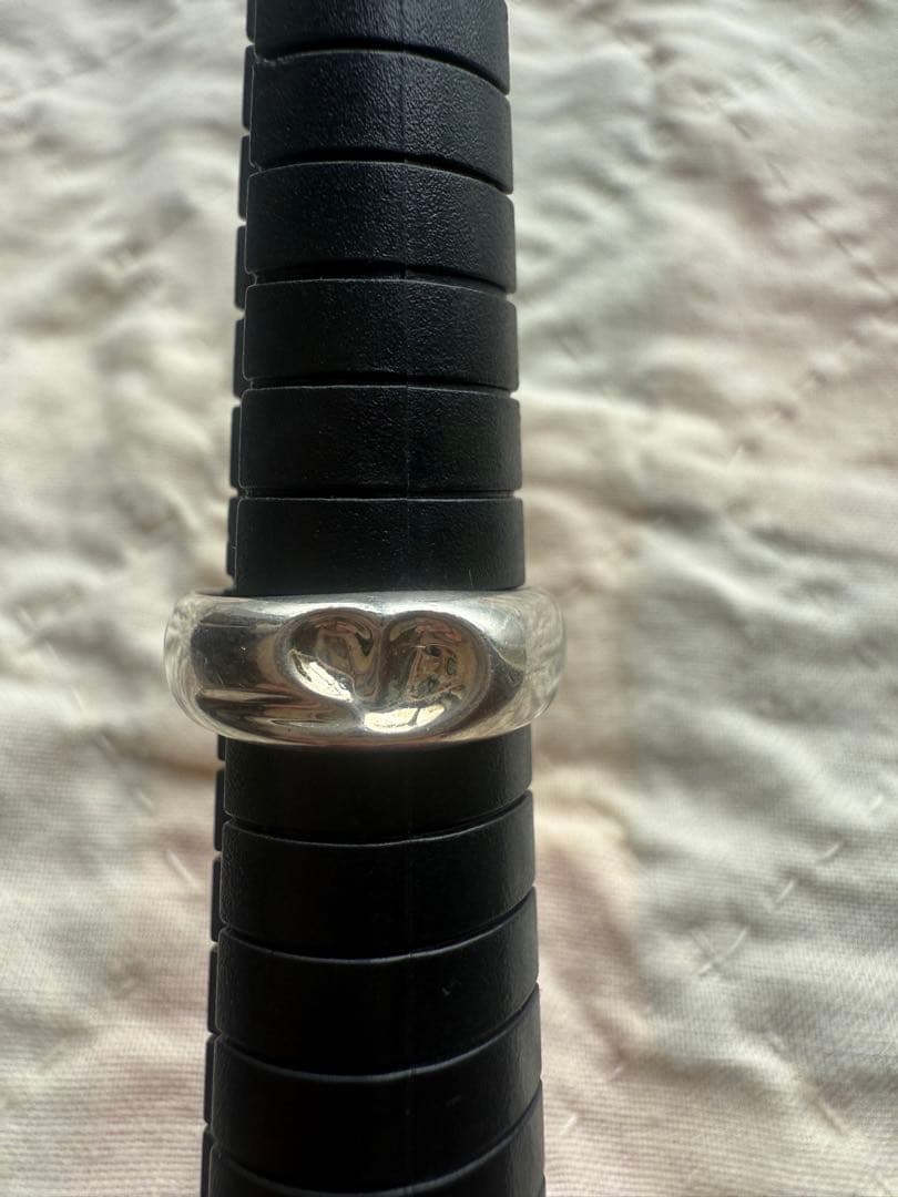 【廃盤レア】ティファニー エルサペレッティ シルバーリング 10号　箱付き