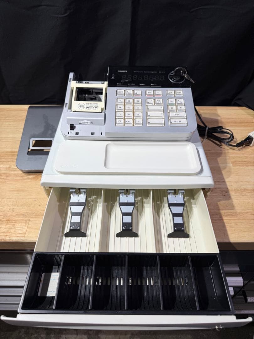 CASIOカシオ電子レジスター（SE-S10）② 中古品 簡易動作確認済み