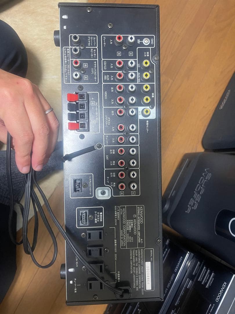 KENWOOD ROXY J7 コンポ （リモコン、取説付）