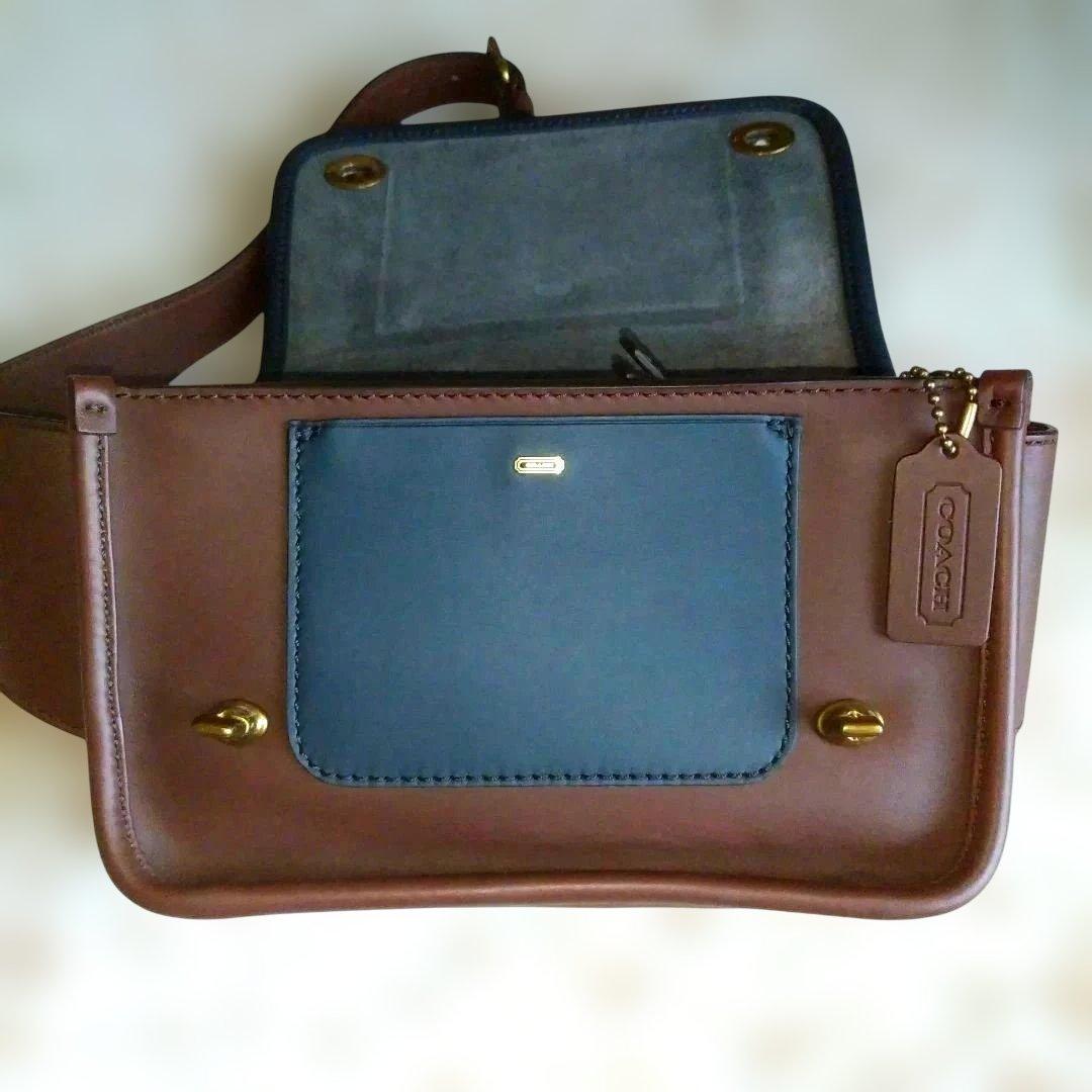 タ*ケ様 【良品】コーチ レガシー ボディバッグ ショルダーバッグ レザー ブラ