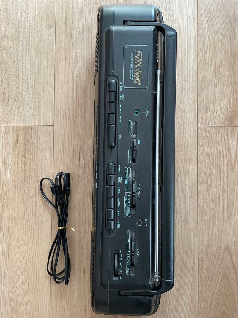 日立製ラジカセ(Wカセット)  HITACHI TRK-W205(BC)