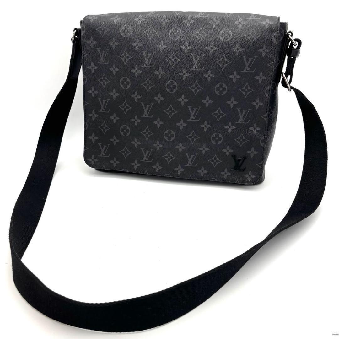 ルイヴィトン ディストリクトMM NM モノグラムエクリプス 黒 メッセンジャー