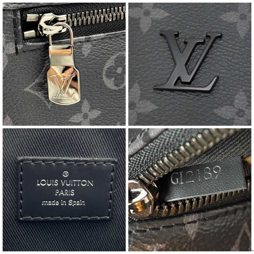 ルイヴィトン ディストリクトMM NM モノグラムエクリプス 黒 メッセンジャー