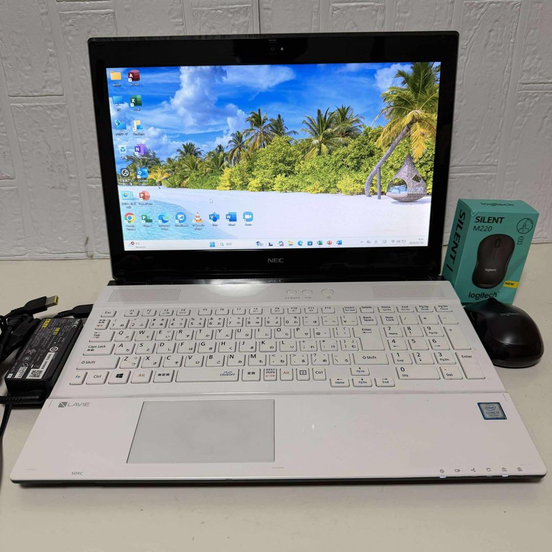 NECノートPC 第7世代　SSDサクサク起動Windows11 オフィス付き
