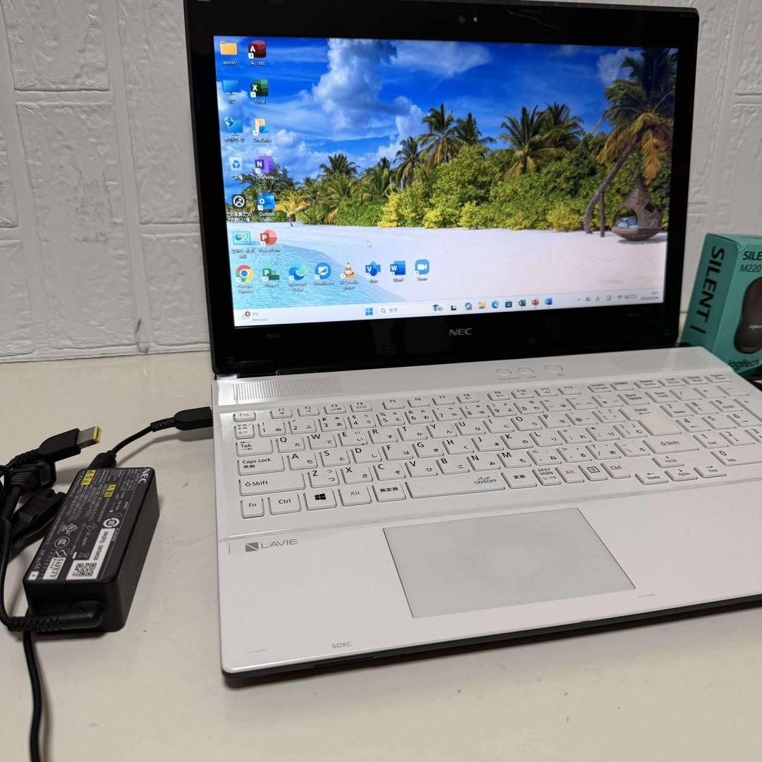 NECノートPC 第7世代　SSDサクサク起動Windows11 オフィス付き